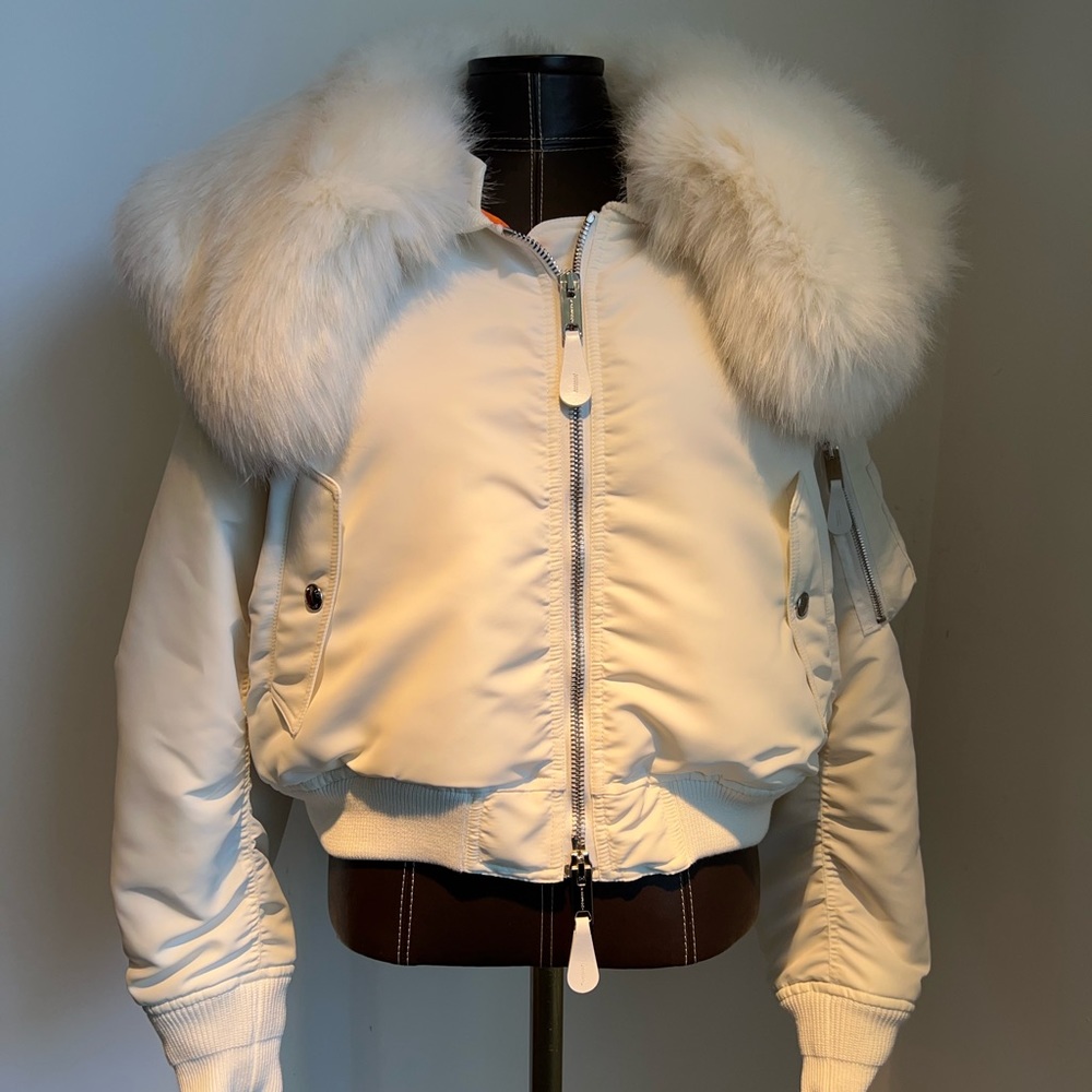 Burberry Jacke with faux fur collar